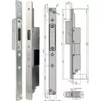 Elektrisch slot \"BB LOCKS A1 Basic SANOCYL\" met verstelbare slot ASP / pce