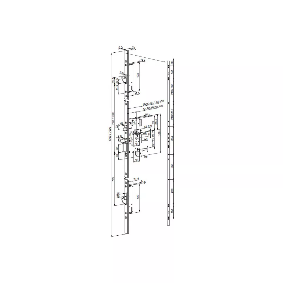 Abloy EL566 Handle Controlled...