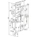 Abloy EL461 60/72 12-24Vdc modulair magneetslot, 2-zijdige bediening / pce