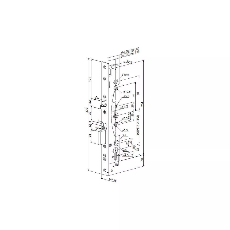 Serrure solénoïde modulable Abloy...
