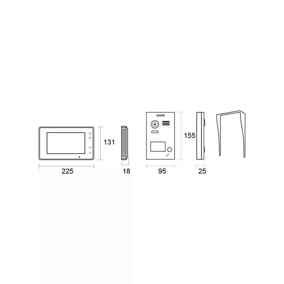 Kit vidéophone Fermax Way Kit / pce