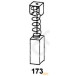 Jeu de 2 charbons 1802 / Metabo 6x6x13 / pce