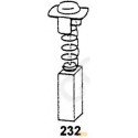 Jeu de 2 charbons 1922X / Hitachi 7x11x17 / pce