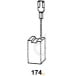 Set of 2 Carbon Brushes for Bosch 0199-23 7x8x18.50 per piece