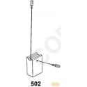 Set of 2 Carbon Brushes 1146 for Bosch 5x10x17 per piece
