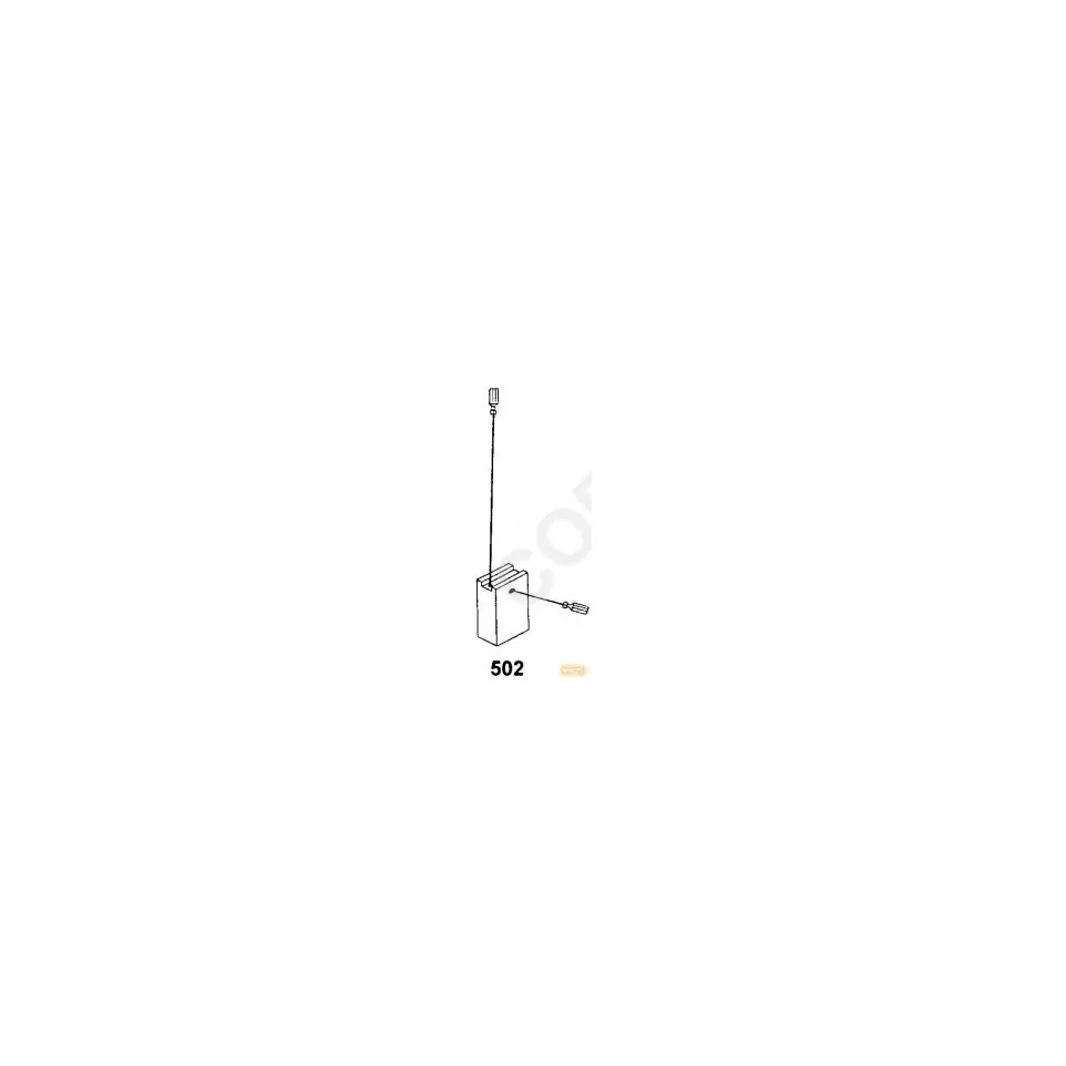 Set van 2 koolborstels 1146 / Bosch...