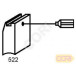 Set van 2 koolborstels 0174 / Bosch/SPIT 7x8x17 / pce