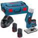 Bosch 12 volt trimmer GKF 12V-8 in L-Boxx / pce