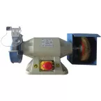 Touret à meuler professionnel avec meule Ø 150mm + brosse à ébavurage / pce