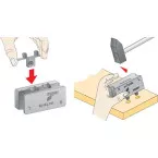 Hettich Multitech 54 Front Drilling Template per piece