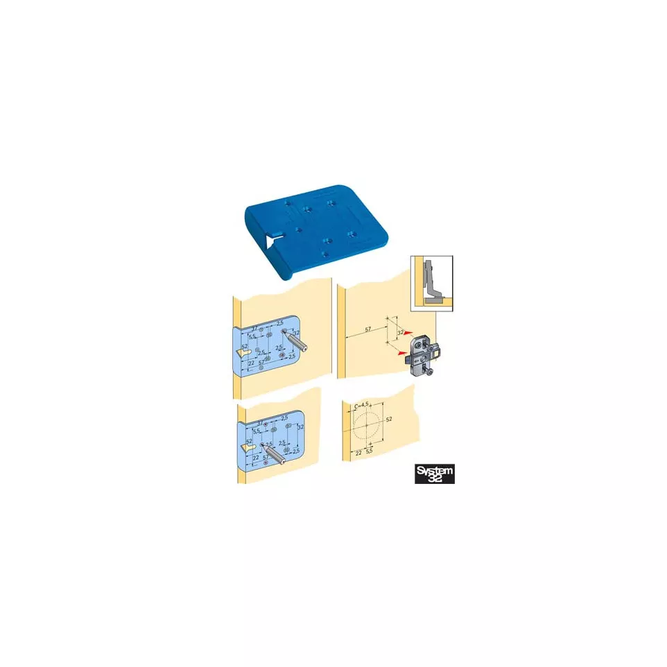 Hettich BLUEJIG centreermal voor...