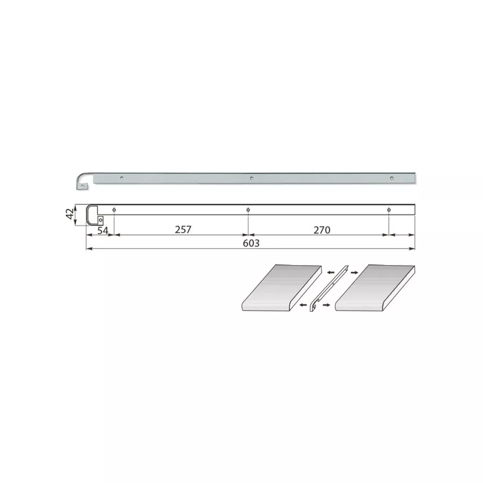 Worktop Joint Profile / pc
