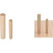 Piquet de séparation en bois Ø20mm x hauteur 120mm à visser pour range casseroles/assiettes / pce