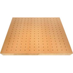 Geperforeerde houten steun voor potten en pannen, voor laden van 470 mm diep en 900 mm breed. / pce