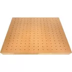 Geperforeerde houten steun voor potten en pannen, voor laden van 470 mm diep en 600 mm breed. / pce
