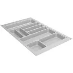 OrgaTray 440 silver trimmable cutlery tray for drawer interior width 1091 to 1150 mm depth 441 to 520 mm