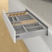 OrgaTray 440 Silver Trim-to-Fit Cutlery Tray for Drawer Width 901-1000 mm Depth 441-520 mm