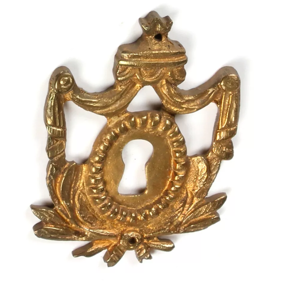 Entrée Louis XVI OB1057 laiton poli...
