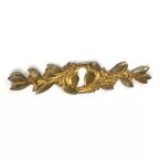Louis XVI Polished Brass Keyhole Escutcheon 20x100mm per Piece