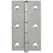 Narrow Rectangular Rolled Knuckle Hinge with Brass Pin 40x26mm per piece