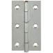 Rechthoekig scharnier met messing pin 40x26mm / pce