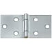 Vierkante brede knoopscharnier met messing pin 100x45mm / pce