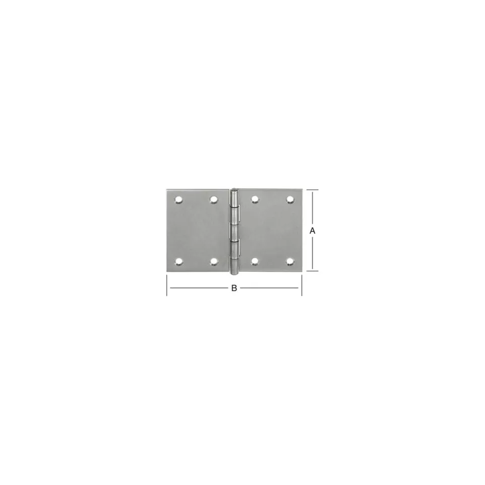 Rol knoopscharnier 50X75mm roestvrij...