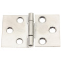 Charnière à noeud roulé 30x45mm inox / pce