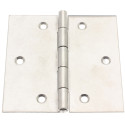 Rolled Pin Hinge 80x80mm Stainless Steel per piece