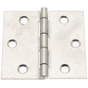 Stainless Steel Rolled Knuckle Hinge 50x50mm per piece