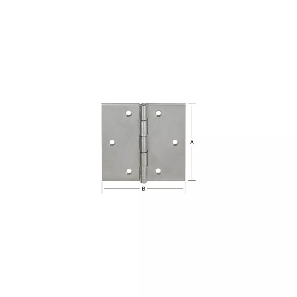 Stainless Steel Rolled Knuckle Hinge...
