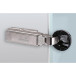 Intermat 9904 95° vernikkeld opschroefscharnier, zonder soft-close functie en zelfsluitend, voor halfinliggende glasdeuren / pce