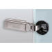 Intermat 9904 95° vernikkeld opschroefscharnier, zonder soft-close functie en zelfsluitend, voor glazen opbouwdeuren / pce