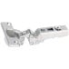 Charnière d'angle Intermat 9944 W-45 125° nickelée à visser, sans amortissement et avec fermeture automatique, pour porte en app