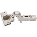 Charnière Intermat 9943 110° nickelée à visser, sans amortissement et avec fermeture automatique, pour porte rentrante / pce