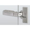 Intermat 9943 110° vernikkeld opschroefscharnier, zonder soft-close, zelfsluitend, voor opliggende deuren / pce