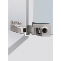 Charnières de porte en verre ET 5160 Hettich pour porte en applique / pce