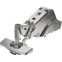 Sensys 8657i 165° vernikkeld snelmontage scharnier Fix (Ø10x6mm), met soft-close en zelfsluitend (Push to Open), voor half oplig