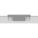 Hettich Sensys 8657i 165° Soft Close Nickel-Plated Press-In Hinge for Semi Overlay Door