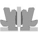 Hettich Sensys 8657i 165° Nickel-Plated Screw-On Hinge with Soft Close and Self Closing for Half Overlay Doors per piece