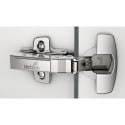 Sensys 8675 110° vernikkeld snelmontage scharnier Fix, zonder soft-close en zelfsluitend (Push to Open), voor half opliggende de