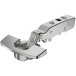 Charnière Sensys 8675 110° nickelée à montage rapide Fix, sans amortissement et sans fermeture automatique (Push to Open), pour 