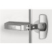 Sensys 8646i 110° Nickel Plated Screw-On Hinge with Damper and Auto-Close for Overlay Doors from 10mm