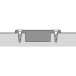 Charnière Sensys 8645 110° nickelée à visser, sans amortissement et avec fermeture automatique, pour porte en semi-applique / pc