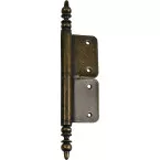 Fiche à larder rustique n°6 à vase n°3 laiton vieux bronze hauteur total de lames 80mm / pce