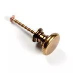 Knob with Rosette 6422 Zamak Bronze per Piece