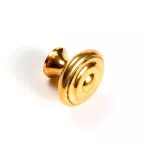 Rustic Knob DU1538 30mm Polished Brass per Piece