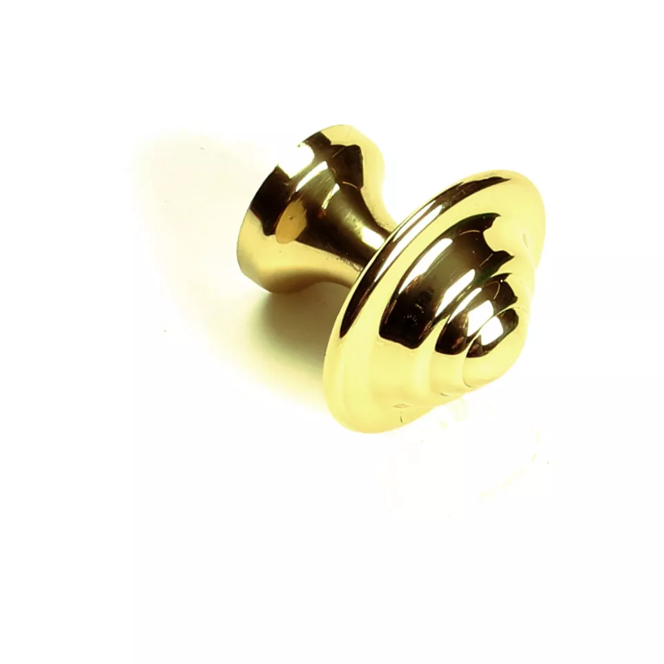 Bouton 230 25mm laiton poli / Pce