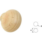 Ronde knop 741 Ø 45mm...