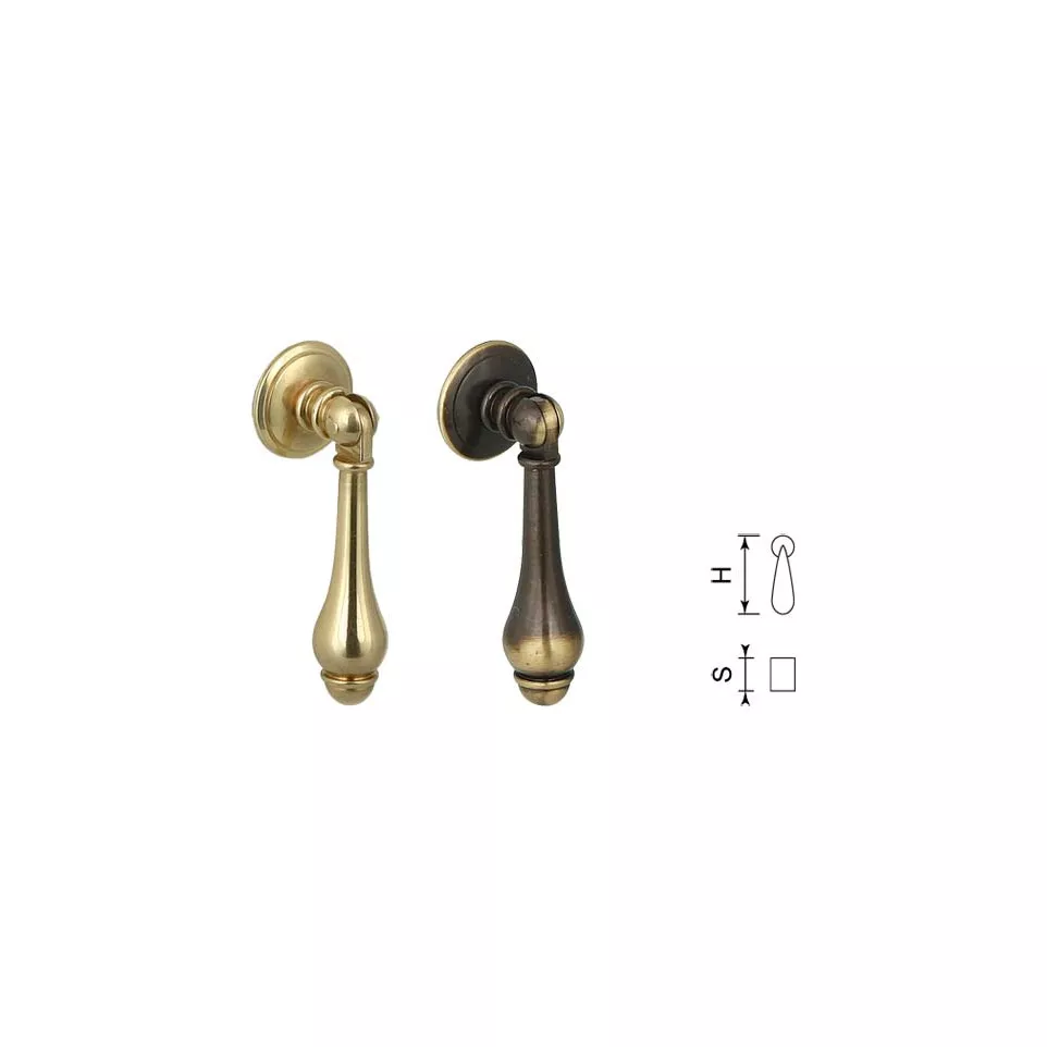 Brass Furniture Charm No.5524 Old...